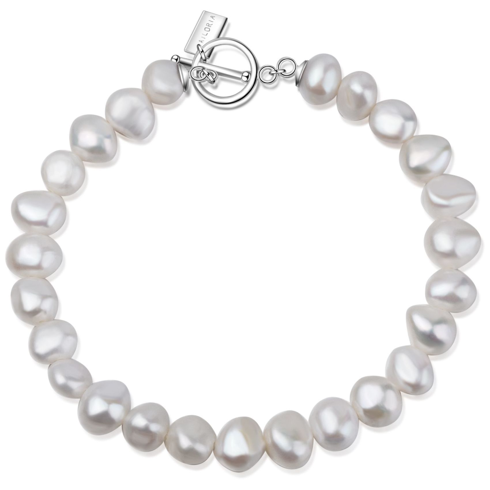 MENOA Bracelet silver/white pearl | Bracelets | AILORIA | AILORIA